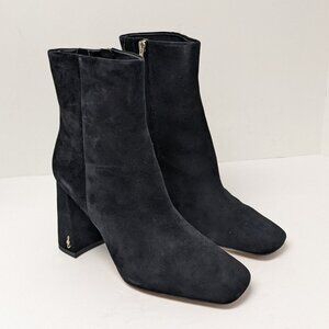 Sam Edelman Codie Ankle Boots, Black Suede, Women's 9 Wide